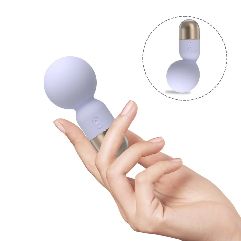 Honey "Pokewan" Pocket Mini Vibrating Wand -Purple