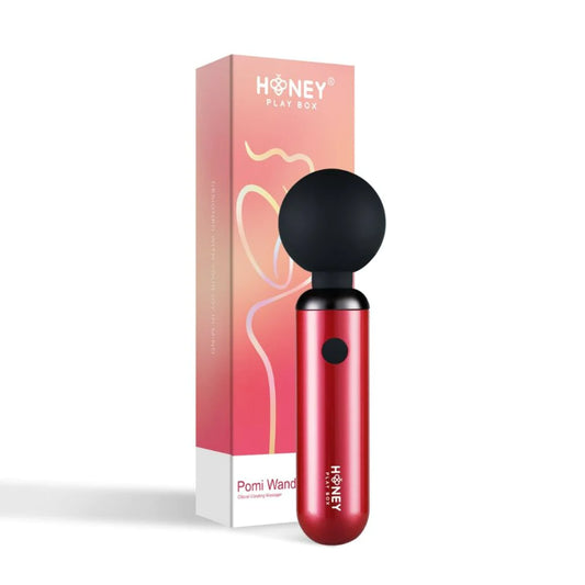 Honey" Pomi" Wand – Clit Tease Vibrating Wand