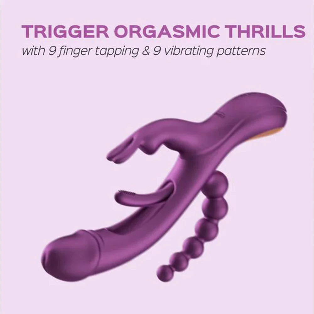 Honey 'Trilux' App-Enabled Kinky Fingers Rabbit