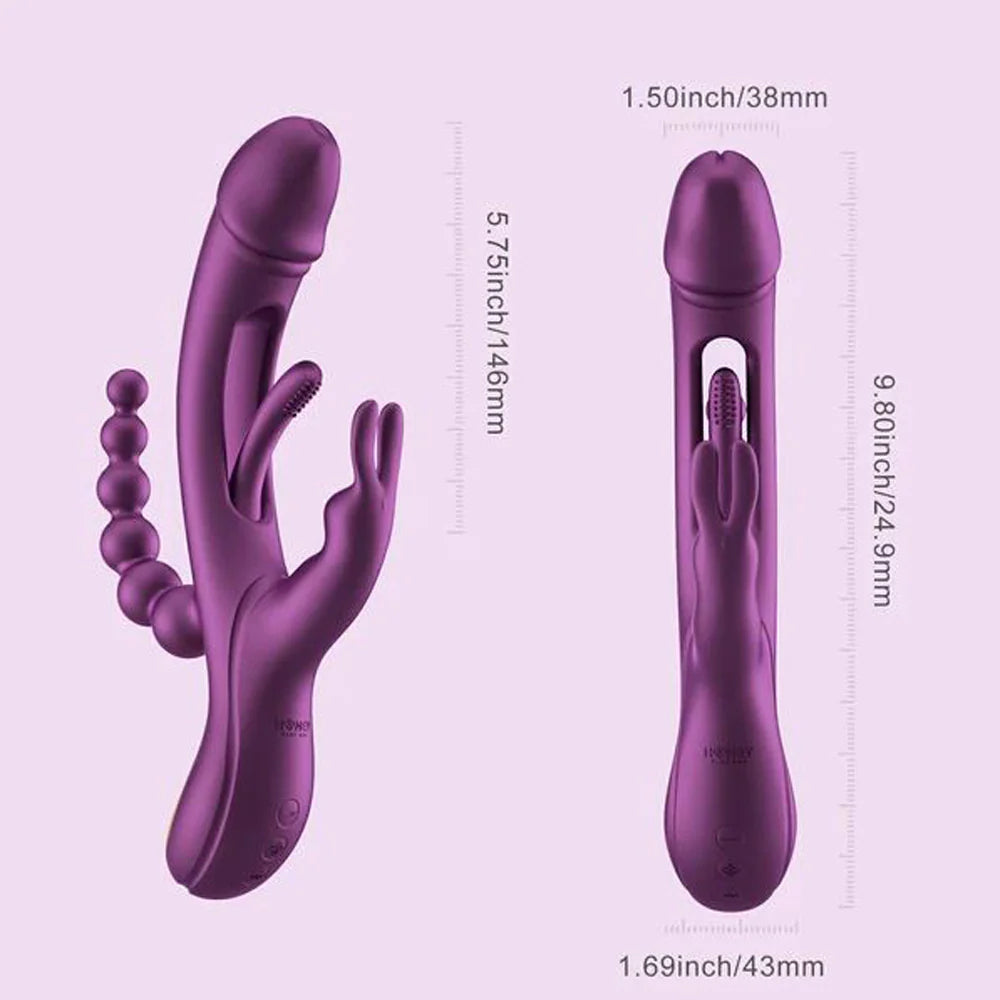 Honey 'Trilux' App-Enabled Kinky Fingers Rabbit