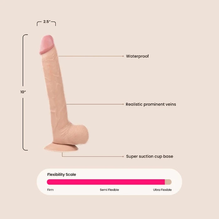 Dick Boy - 10inch Suction Cup Dildo