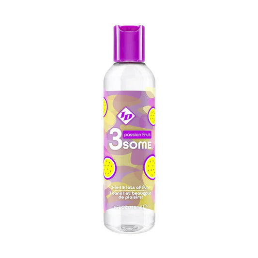 ID 3SOME Passion Fruit 3-in-1 Lube - 4oz