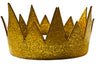 Party Crown Faux Leather - Gold Confetti
