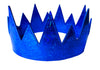Party Crown Faux Leather - Blue Confetti