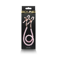 Bound DC1 Beads Nipple Clamps -Pink