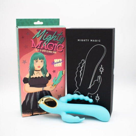 Natalie's Toy Box ''Mighty Magic'' Clit, G-Spot & Anal Vibe
