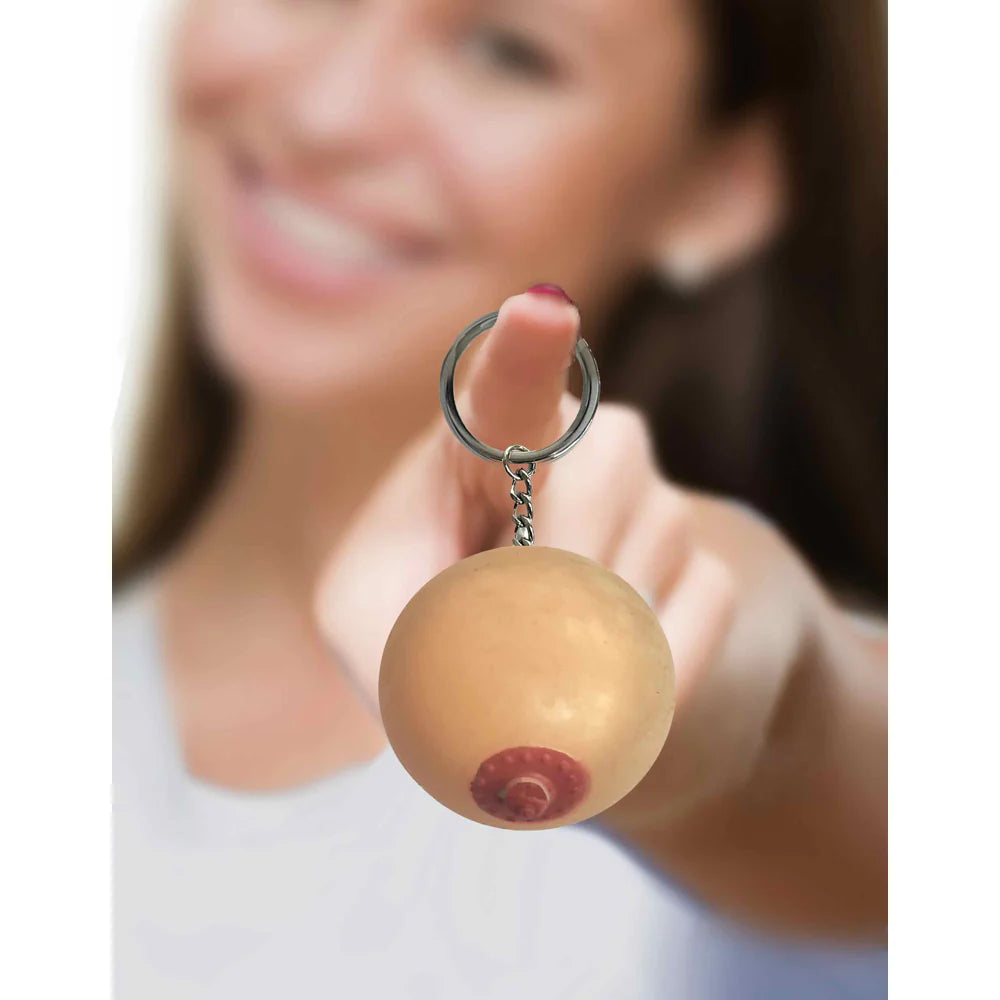 Super Fun Keychain - Squishy Boobie