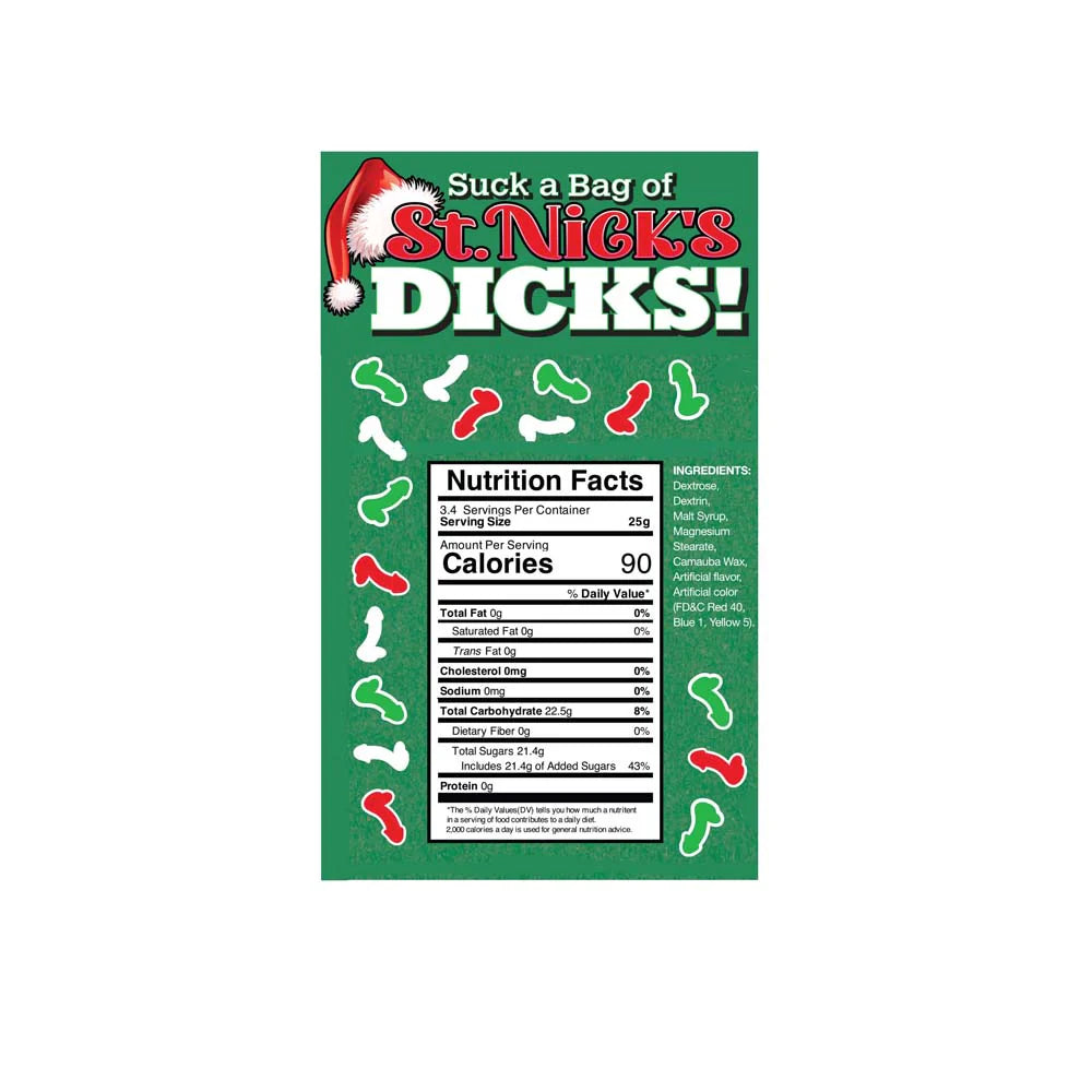 Suck a Bag of 'St Nick's' Dicks -3oz bag