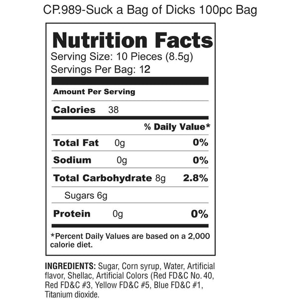 Suck A Bag Of Dicks 85g