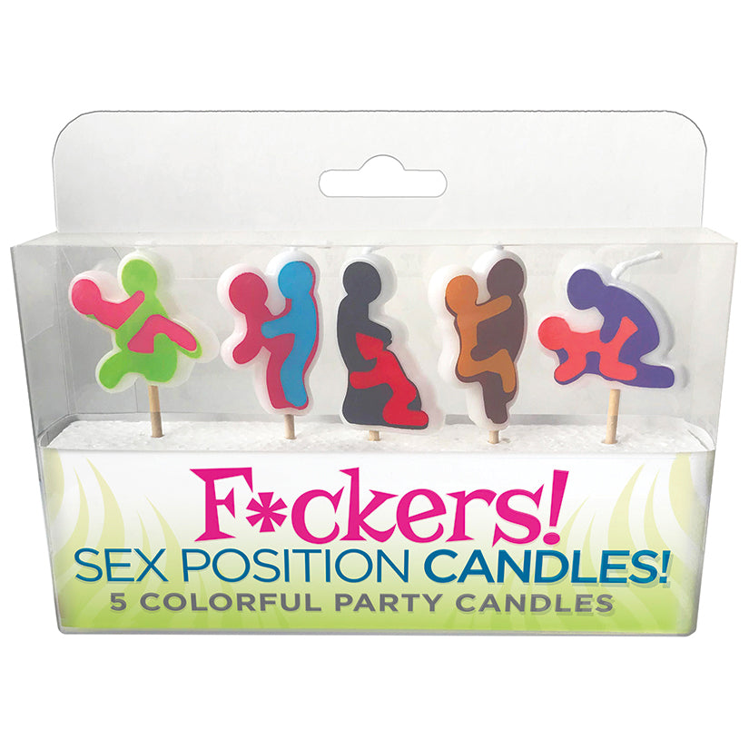 F*ckers! Sex Position Candles -5pc