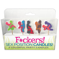 F*ckers! Sex Position Candles -5pc