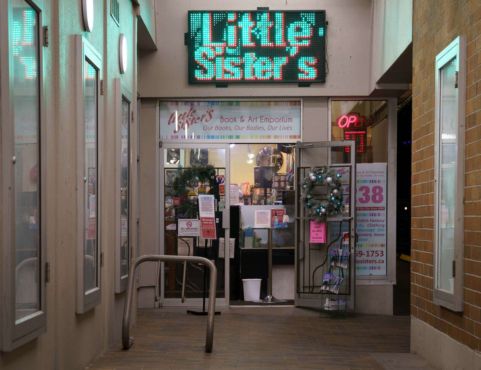 Little Sisters Entrance off Daive Street