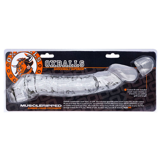 Oxballs Muscle Ripped Cocksheath Clear