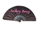 Sashay Away Pride Hand Fan - Wooden