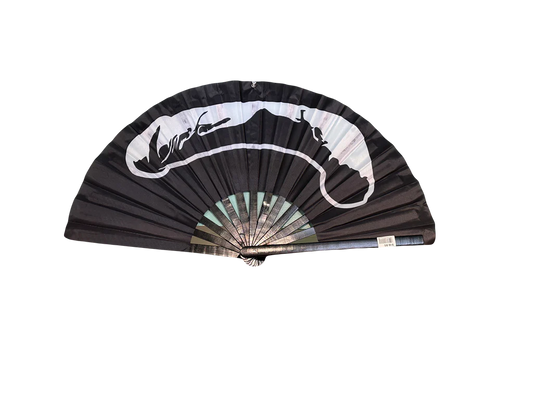 Dick Pic Pride Hand Fan - Wooden