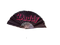 Daddy Pride Hand Fan - Blk/Pink, Wooden