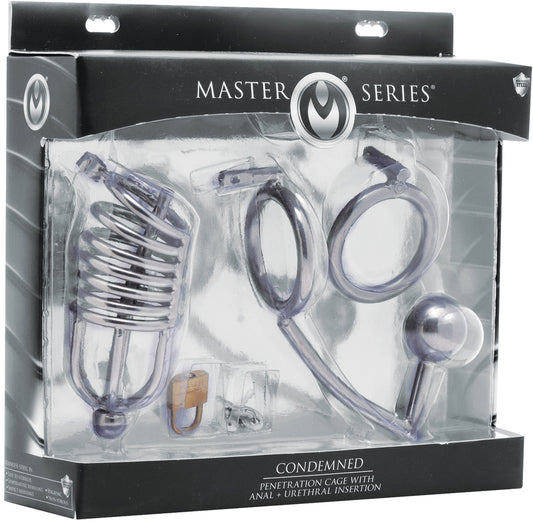 MS Condemned Penetration Cage w/ Anal + Urethral Insertion
