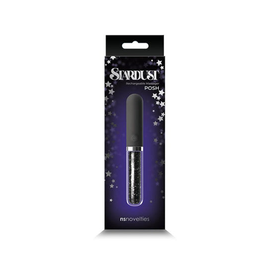 Stardust Posh Crystal Bullet Vibrator - Black