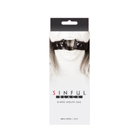 Sinful "O-Ring" Mouth Gag -Black