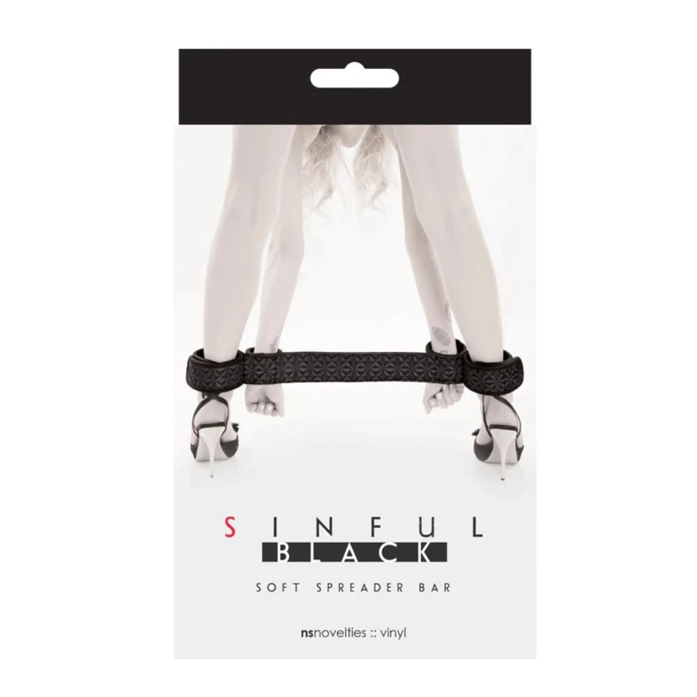 Sinful "Soft" Spreader Bar -Black