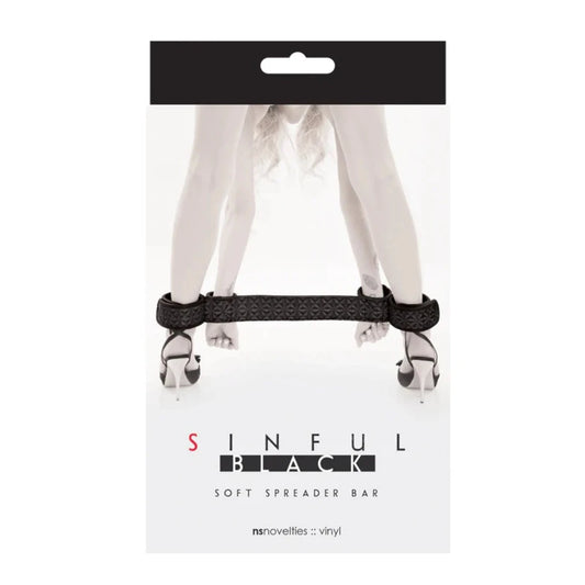 Sinful "Soft" Spreader Bar -Black
