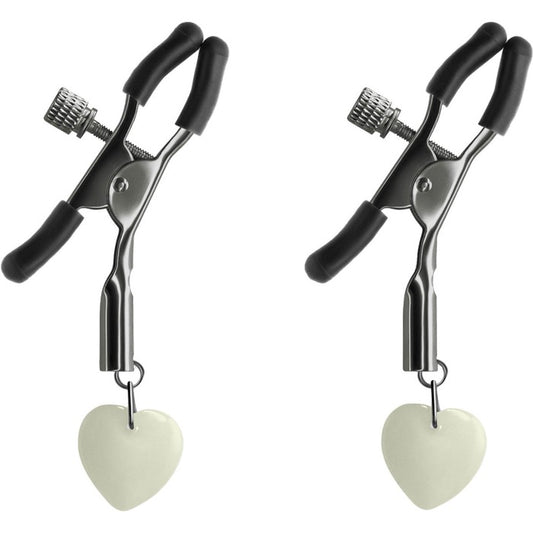 Bound "G3" Glows Nipple Clamps -Gunmetal