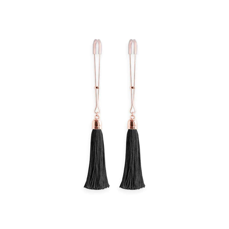 Bound ''T1'' Tassel Nipple Clamps –Black