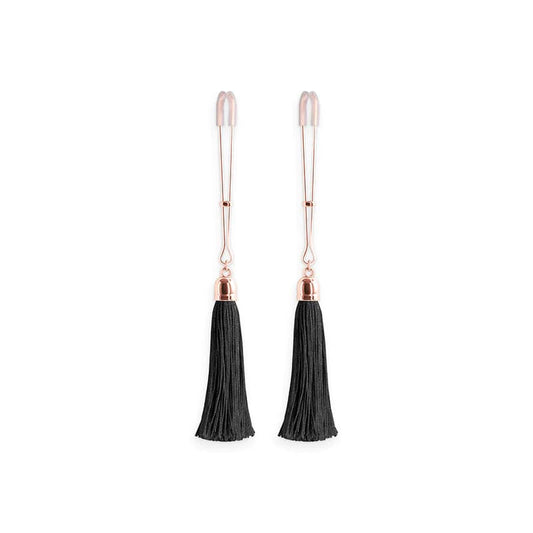 Bound ''T1'' Tassel Nipple Clamps –Black