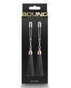 Bound ''T1'' Tassel Nipple Clamps –Black