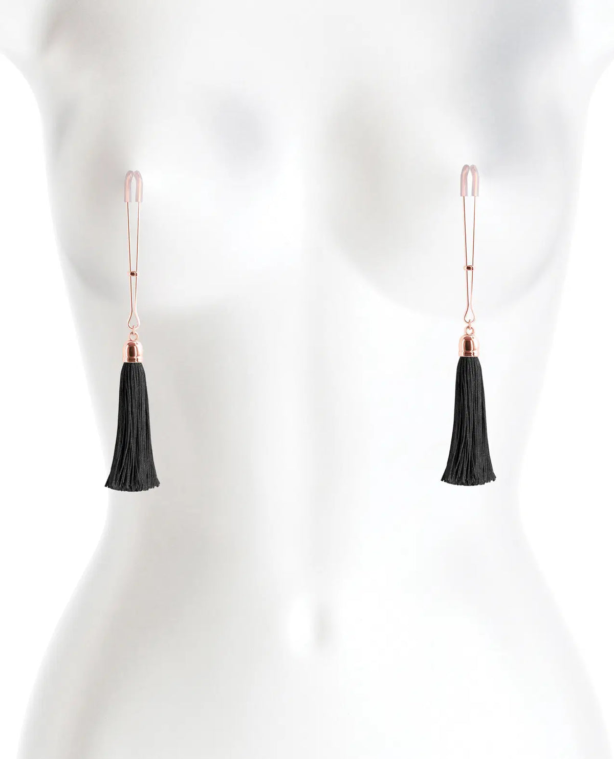 Bound ''T1'' Tassel Nipple Clamps –Black