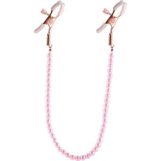 Bound DC1 Beads Nipple Clamps -Pink