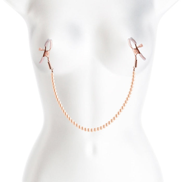 Bound DC1 Beads Nipple Clamps -Rose Gold