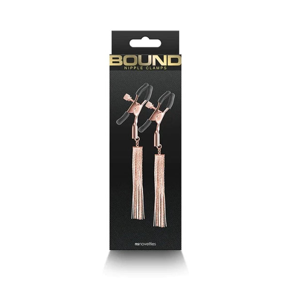 Bound 'D2' Nipple Clamps -Rose Gold