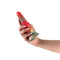 Colours Stacked 6" Dildo -Red/Gold