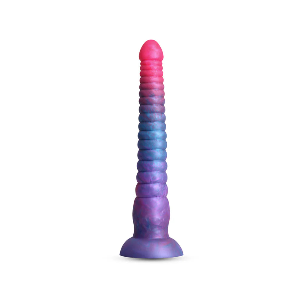Colours Stacked 9'' Dildo -Pink/Blue