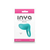 Inya "Regal" Vibrating Cock Ring -Teal