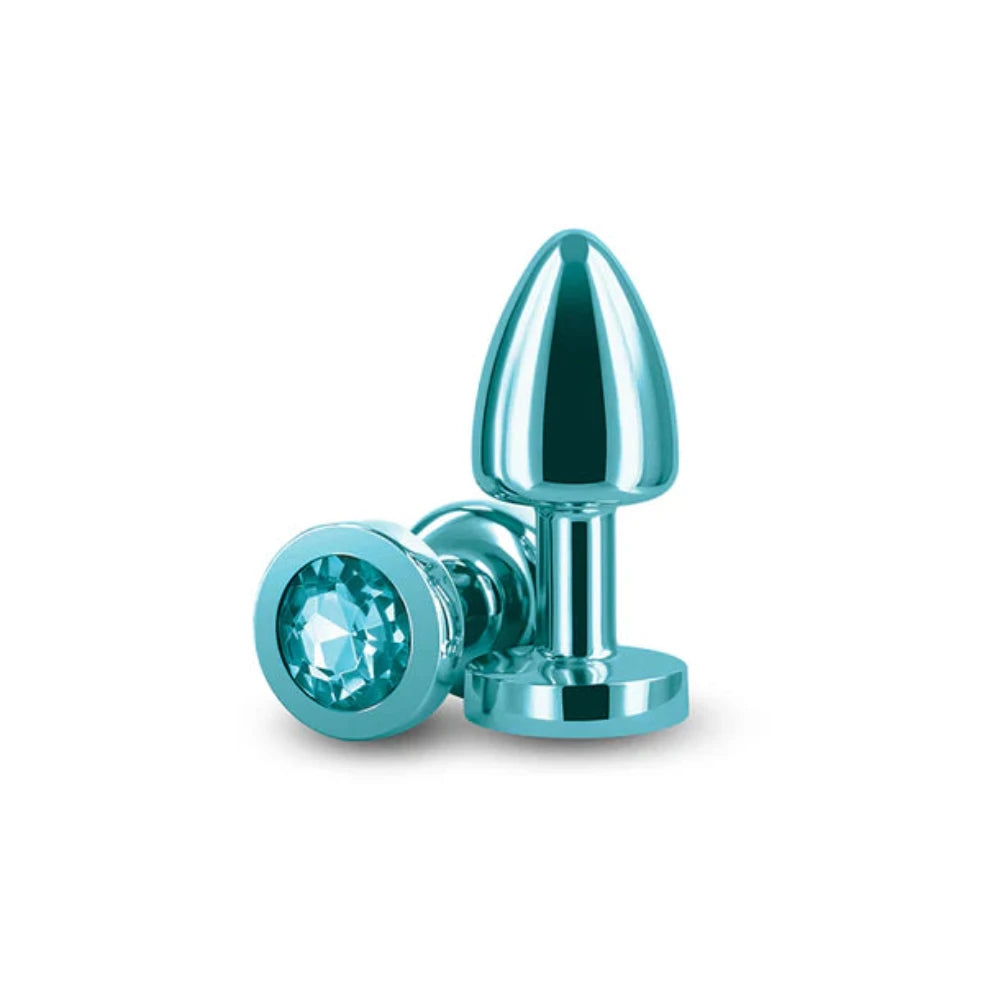 Rear Assets "Petite" Anal Gem Plug -Teal