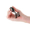 Rear Assets &quot;Clover&quot; Anal Plug -Gunmetal