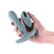 Renegade ''Gemini'' Thrusting Anal Plug -Gray