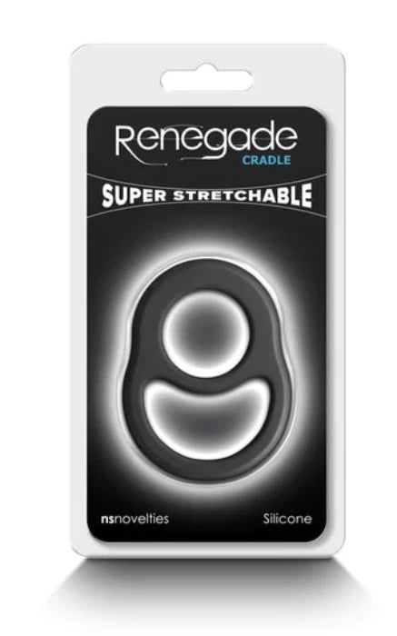 Renegade 'Cradle' Cock Ring -Black