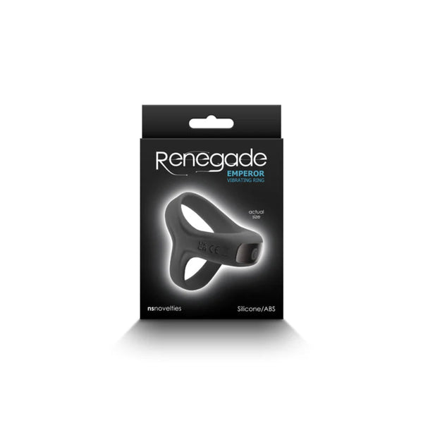 Renegade 'Emperor' Vibrating Ring -Black