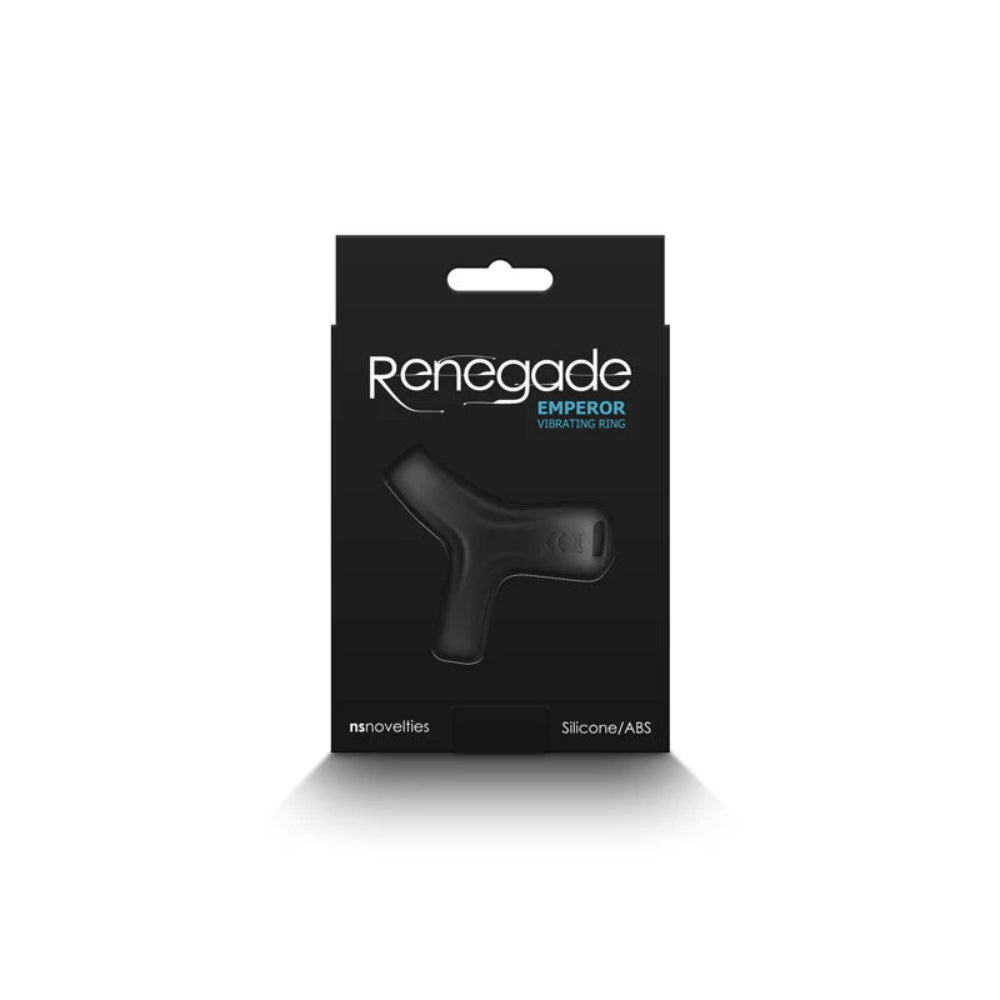 Renegade 'Emperor' Vibrating Ring -Black