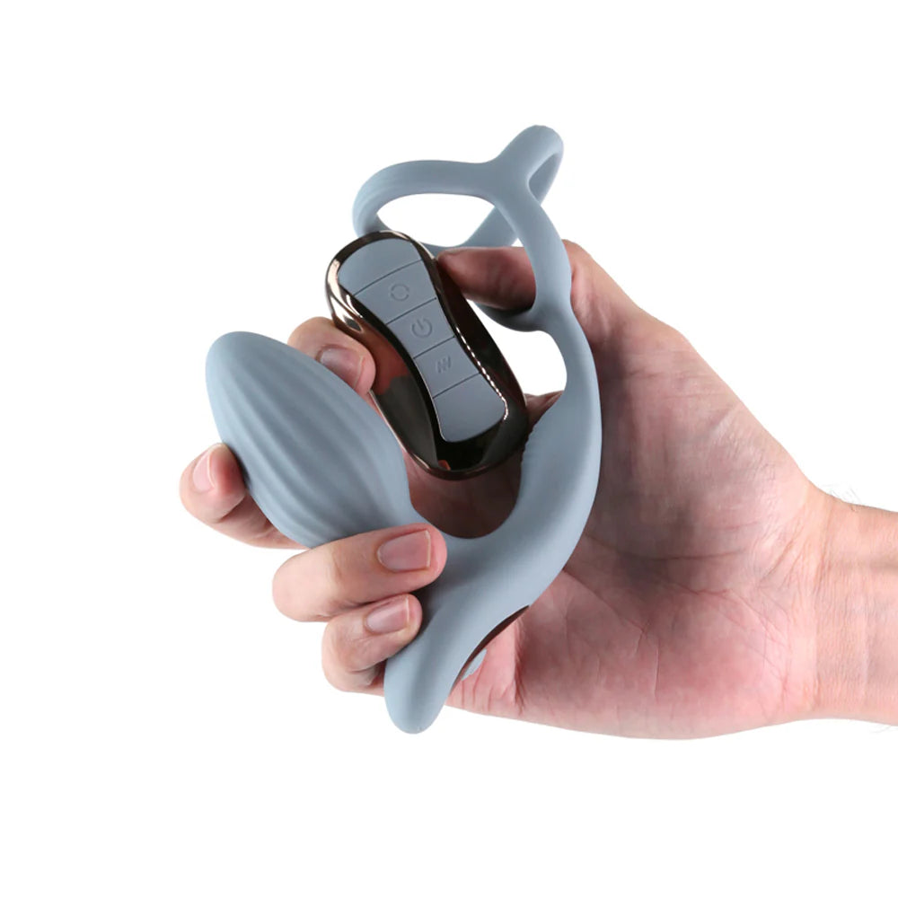 Renegade 'Pinnacle' Gyrating Anal Vibe -Gray