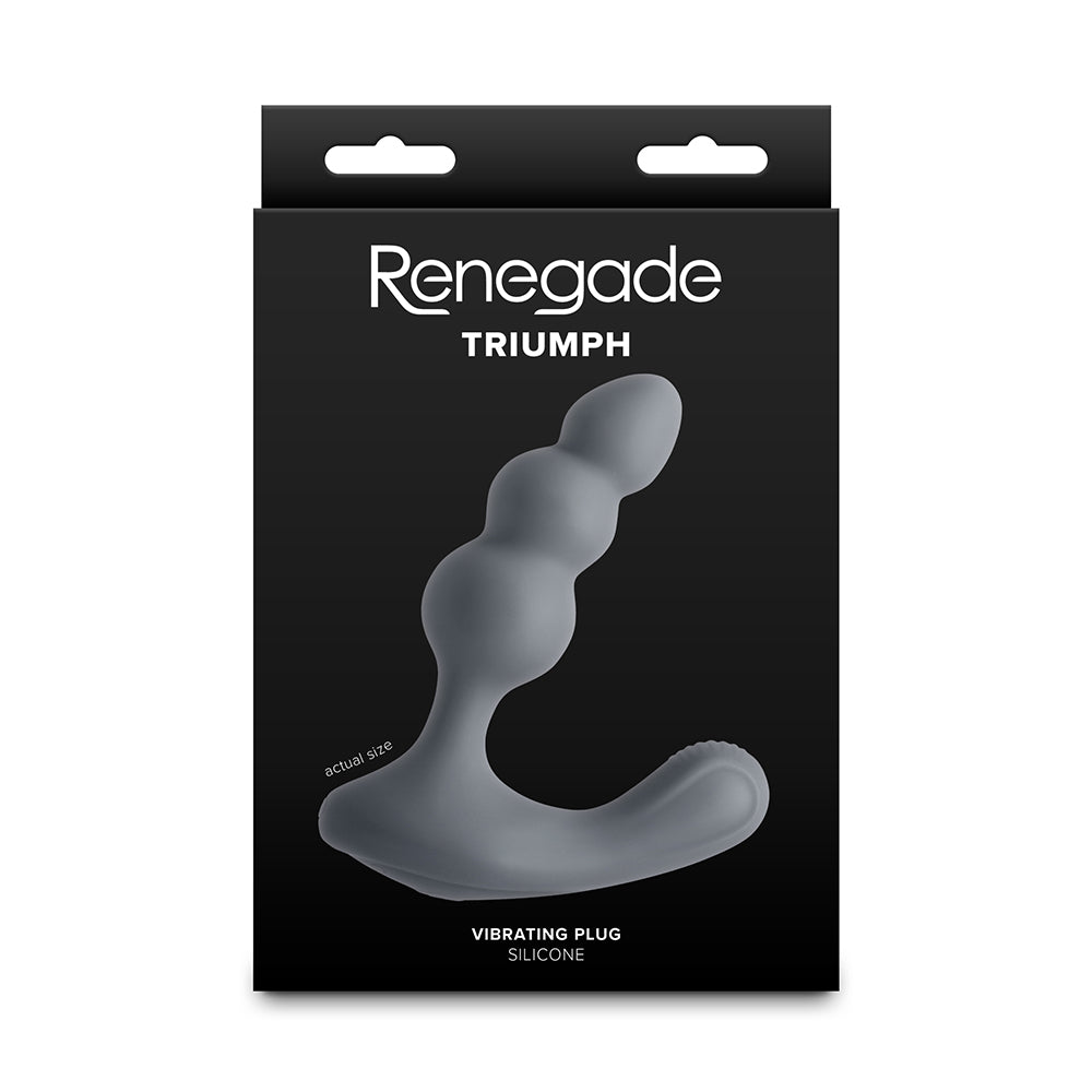 Renegade 'Triumph' Vibrating Plug -Gray