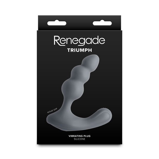 Renegade 'Triumph' Vibrating Plug -Gray