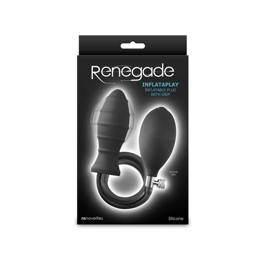 Renegade 'InflataPlay' Anal Plug -Black