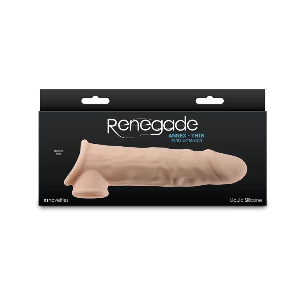 Renegade "Annex" Thin Penis Extension -Flesh