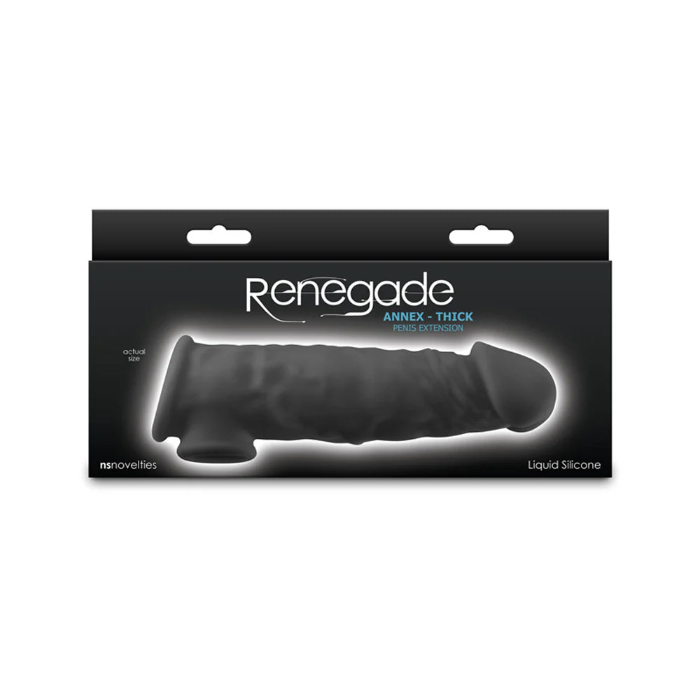 Renegade 'Annex' Thick Penis Extension -Black