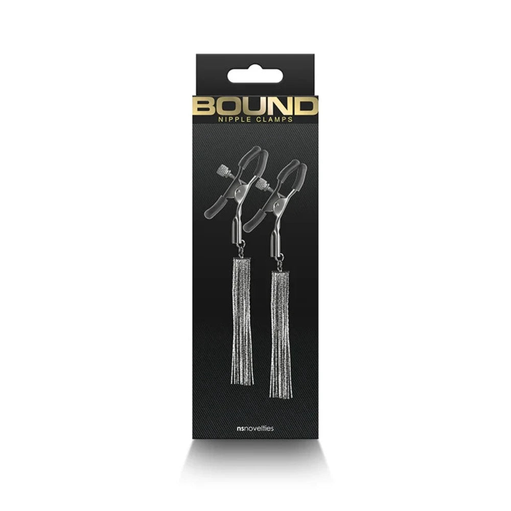 Bound Nipple Clamps 'D2' -Gunmetal