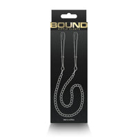 Bound 'DC3' Gun Metal Nipple Clamps